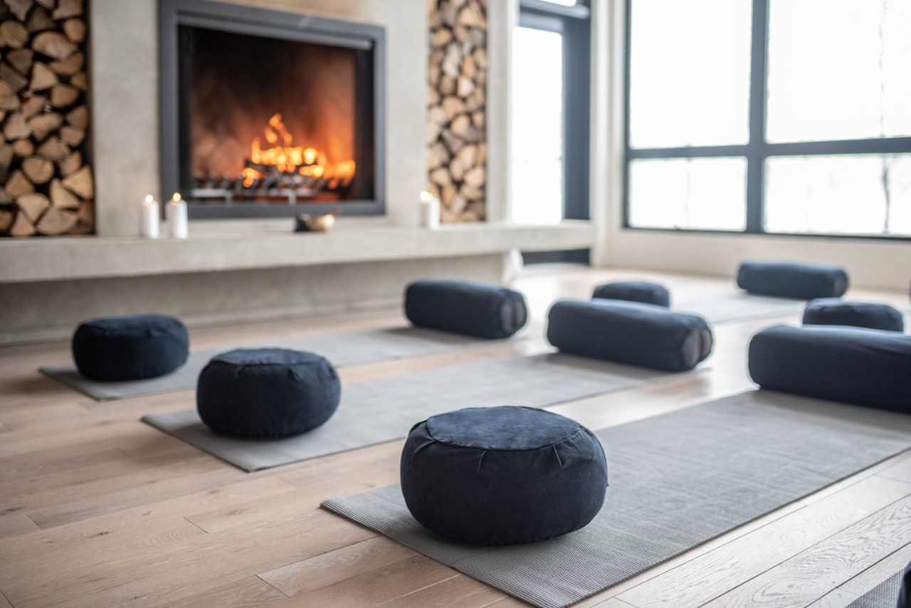 bolster-zafu villa réduite